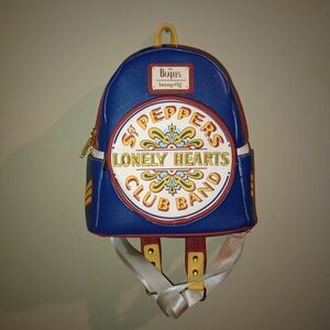 NWT Loungefly The Beatles Sgt. Pepper's Lonely Hearts Club Band Mini Backpack